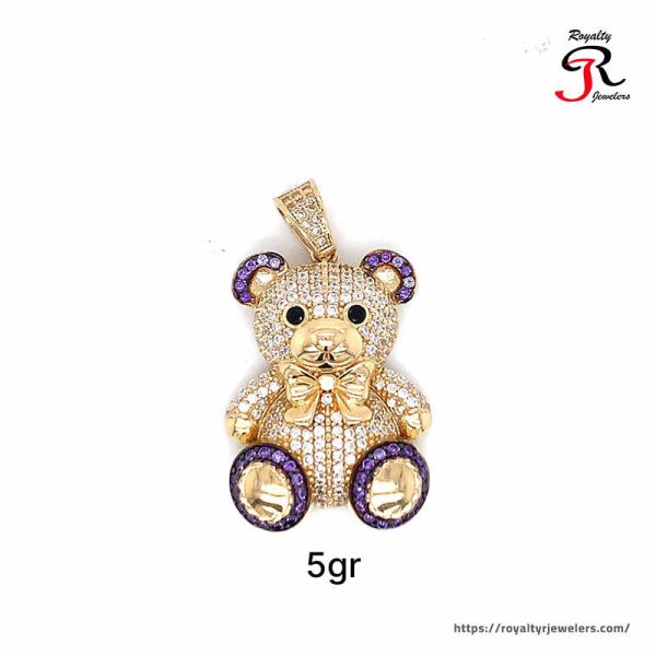 Gold Bear Pendant