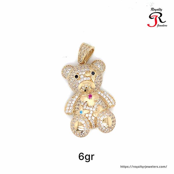 Gold Bear Pendant