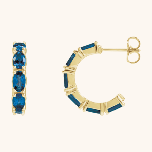 Amazing Hoop Earrings with Pearl & Diamond