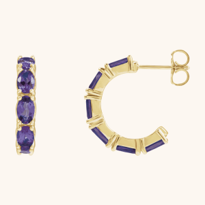 Amazing Hoop Earrings with Pearl & Diamond