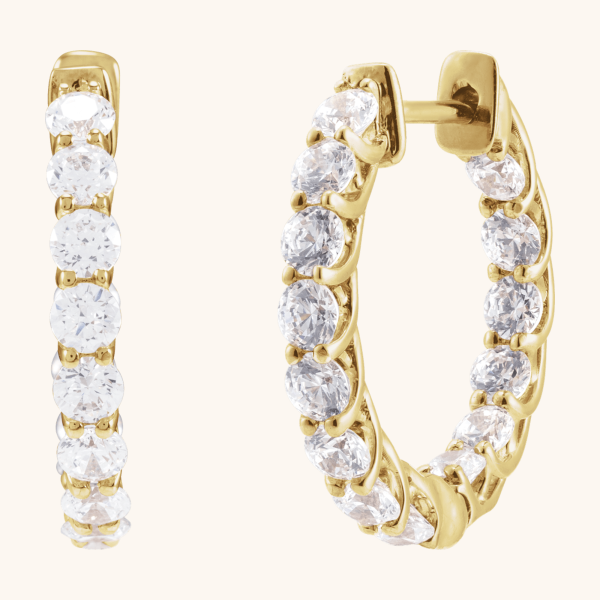 Inside-Outside Hoop Earrings