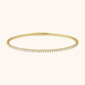 Fully Accented Flexible Bangle Bracelet