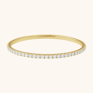 Fully Accented Flexible Bangle Bracelet