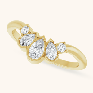 14K Yellow Gold Diamond Ring