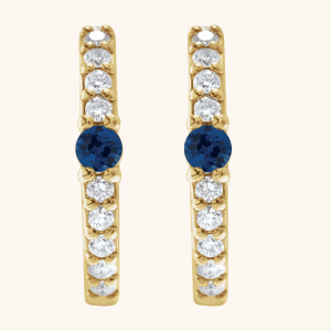 Exclusive Gemstone Earrings in 14K Yellow Gold