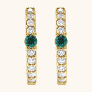 Exclusive Gemstone Earrings in 14K Yellow Gold