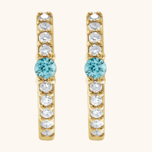 Exclusive Gemstone Earrings in 14K Yellow Gold