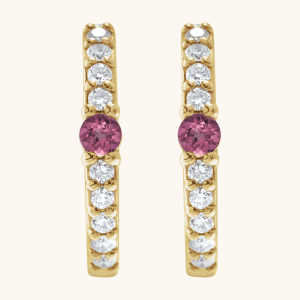 Exclusive Gemstone Earrings in 14K Yellow Gold