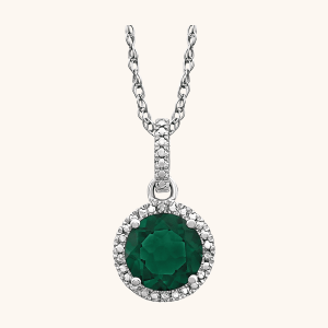 Diamond Necklace green