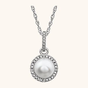 Diamond Necklace white