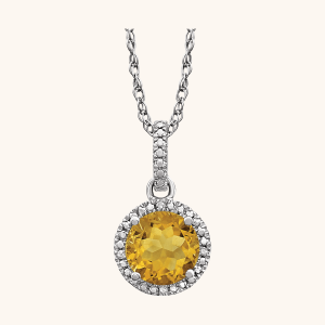 Diamond Necklace yellow