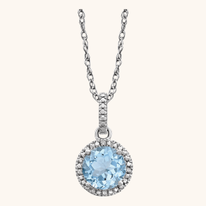 Diamond Necklace blue