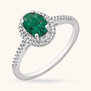 Authentic Sterling Silver Halo Style Ring