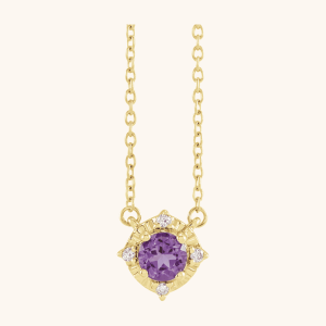 Unique Jewelry Gift Pendant Necklace purple