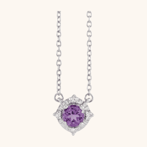 Unique Jewelry Gift Pendant Necklace purple
