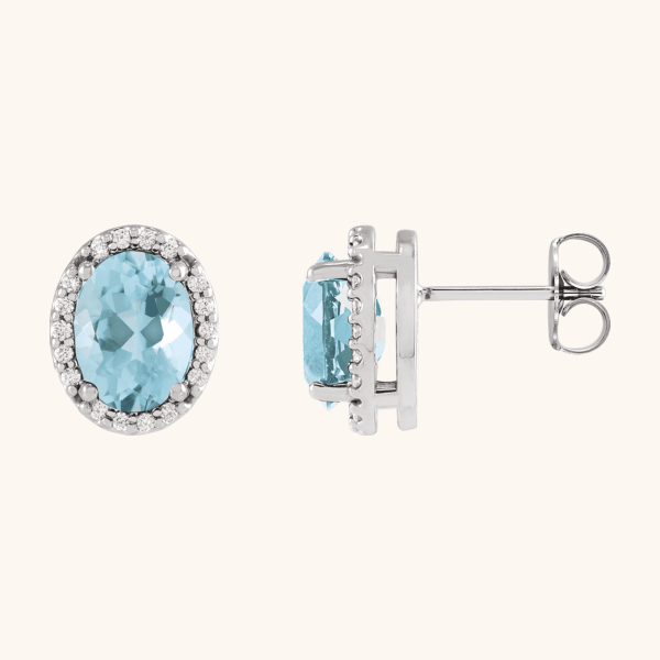 Oval Low Stud Earring
