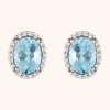Oval Low Stud Earring