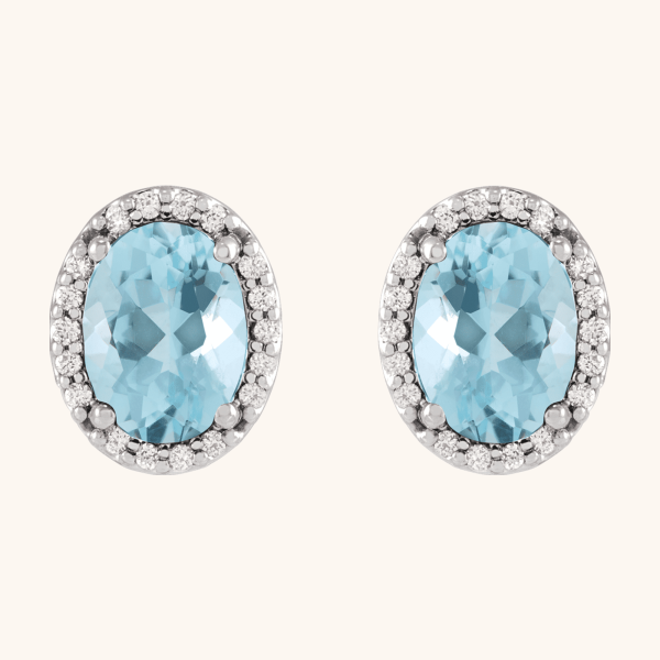 Oval Low Stud Earring
