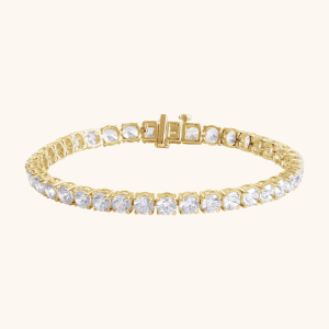 Ultimate gold line bracelet - 14K Gold 10 CTW Lab-Grown Diamond