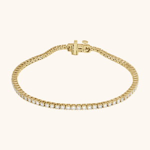 Ultimate gold line bracelet - 14K Gold 10 CTW Lab-Grown Diamond