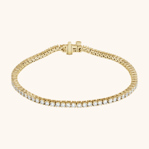 Ultimate gold line bracelet - 14K Gold 10 CTW Lab-Grown Diamond