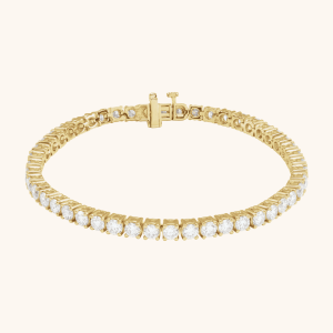 Ultimate gold line bracelet - 14K Gold 10 CTW Lab-Grown Diamond
