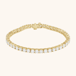 Ultimate gold line bracelet - 14K Gold 10 CTW Lab-Grown Diamond