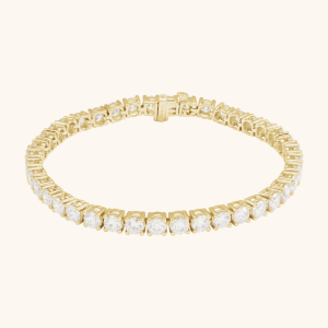 Ultimate gold line bracelet - 14K Gold 10 CTW Lab-Grown Diamond