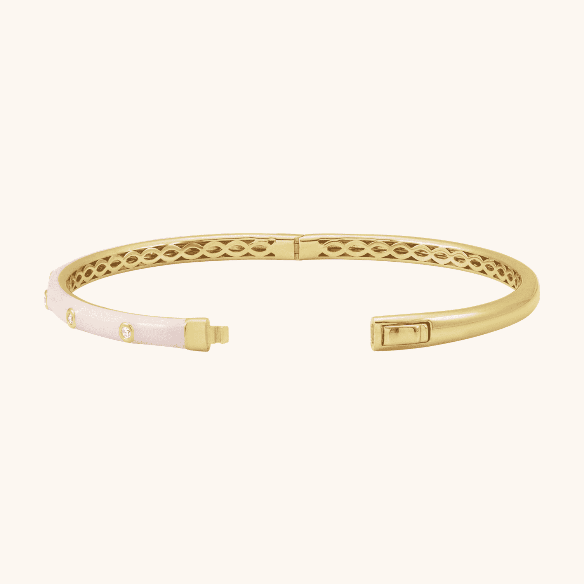 brc958-5 gold bangle bracelet