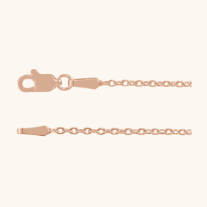14KW Solid Cable Chain Necklace