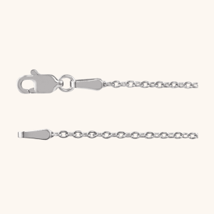 14KW Solid Cable Chain Necklace