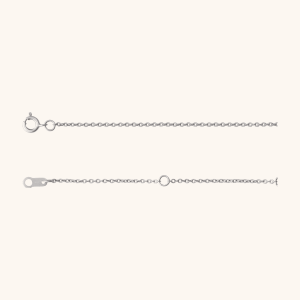 Best Stackable Gold Chain Bracelet - 18K White, 6 1/2-7 1/2 In