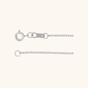 Best Stackable Gold Chain Bracelet - 18K White, 16-18 In