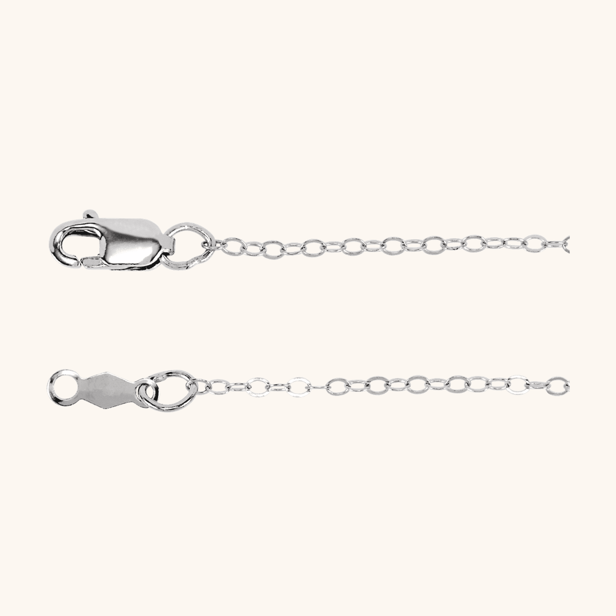 ch466-Unisex 14k gold chain white Unisex 14k gold chain white