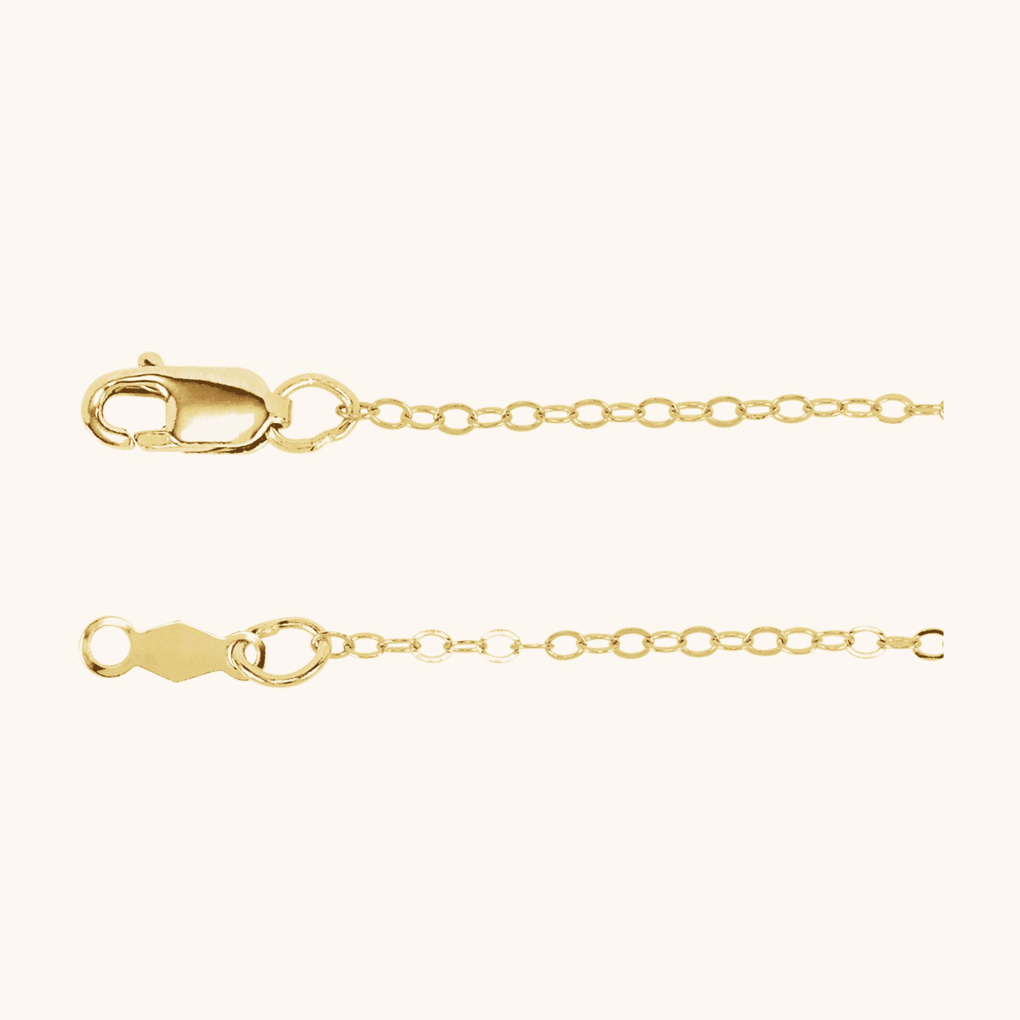 ch466-Unisex 14k gold chain yellow Unisex 14k gold chain yellow