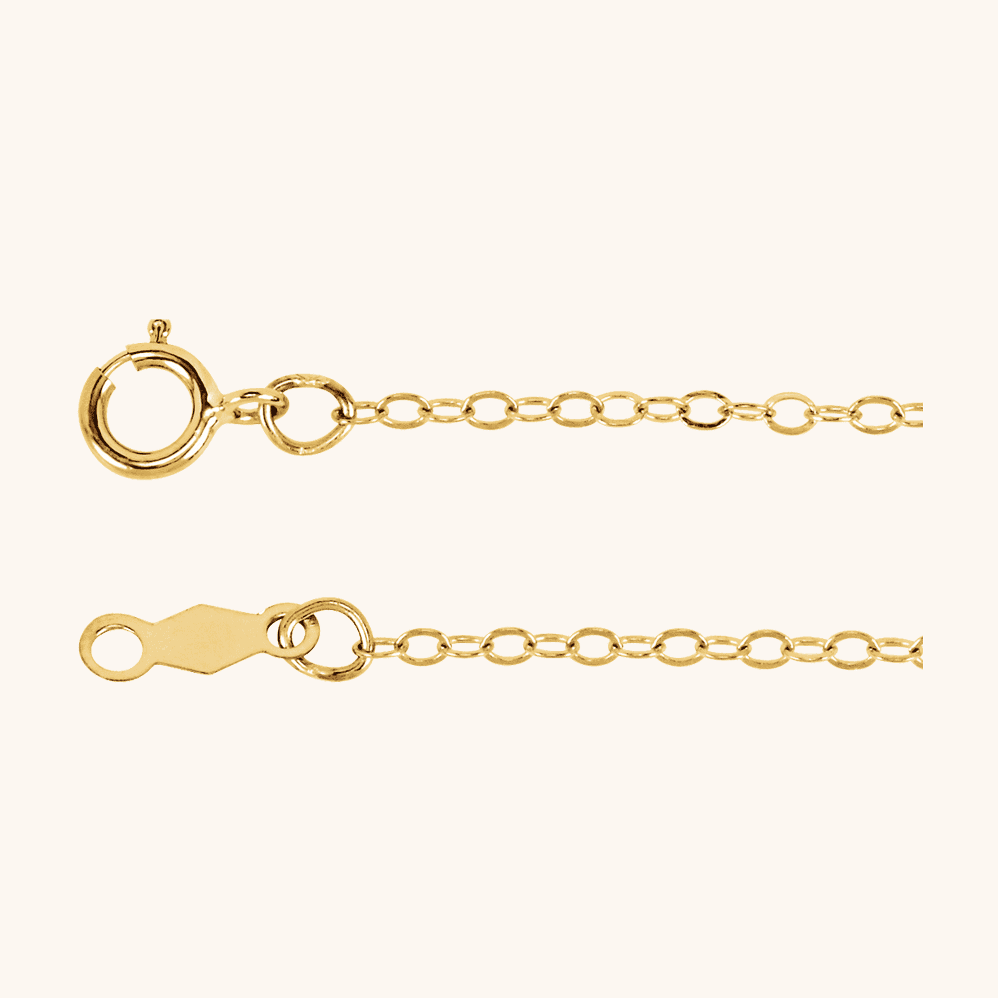 ch466_Unisex 14k gold chain yellow Unisex 14k gold chain yellow