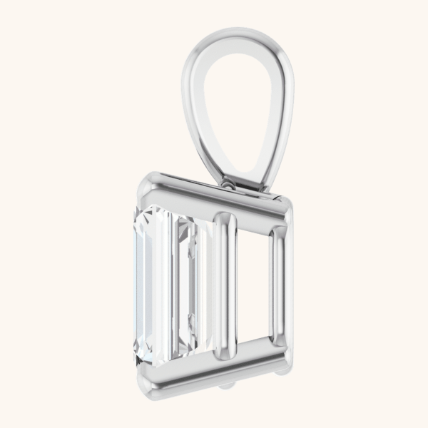 Emerald Solitaire Pendant