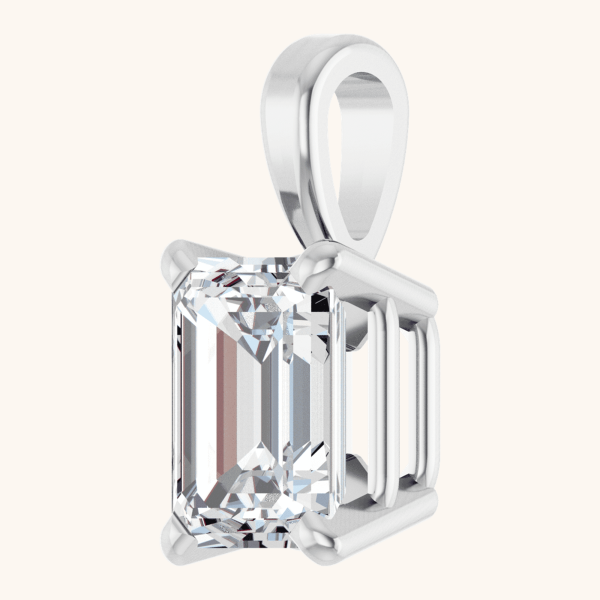 Emerald Solitaire Pendant