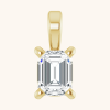 Emerald Solitaire Pendant