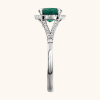 Halo-Style Birthstone Ring