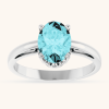 Scroll Setting Solitaire Ring