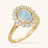 Ethiopian Opal & Diamond Ring