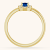 Natural Diamond French-Set Ring