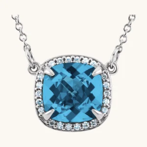 Ever-Elegant 14K White Gold Necklace