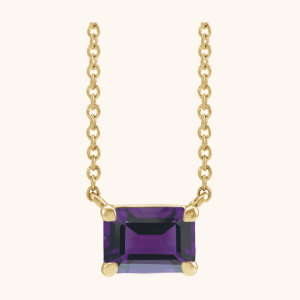 Diamond Jewelry Necklace purple