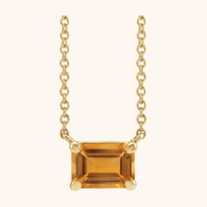 Diamond Jewelry Necklace orange
