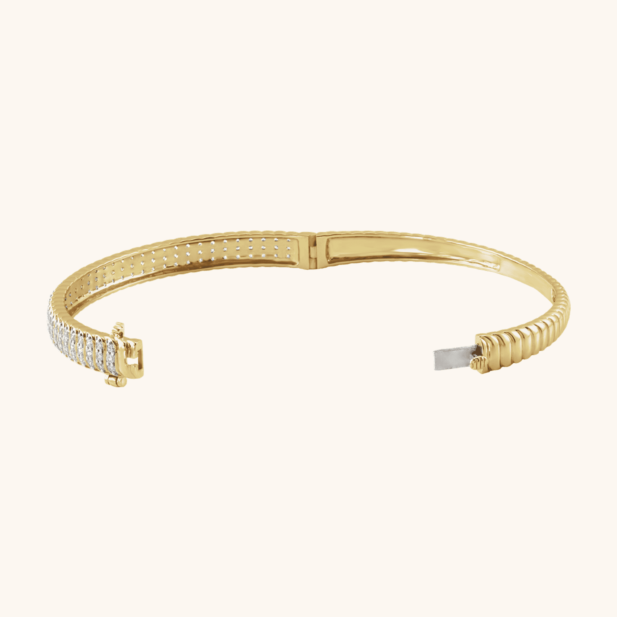BRC1015_LG600_P-1 14K Yellow Gold Diamond Bracelet