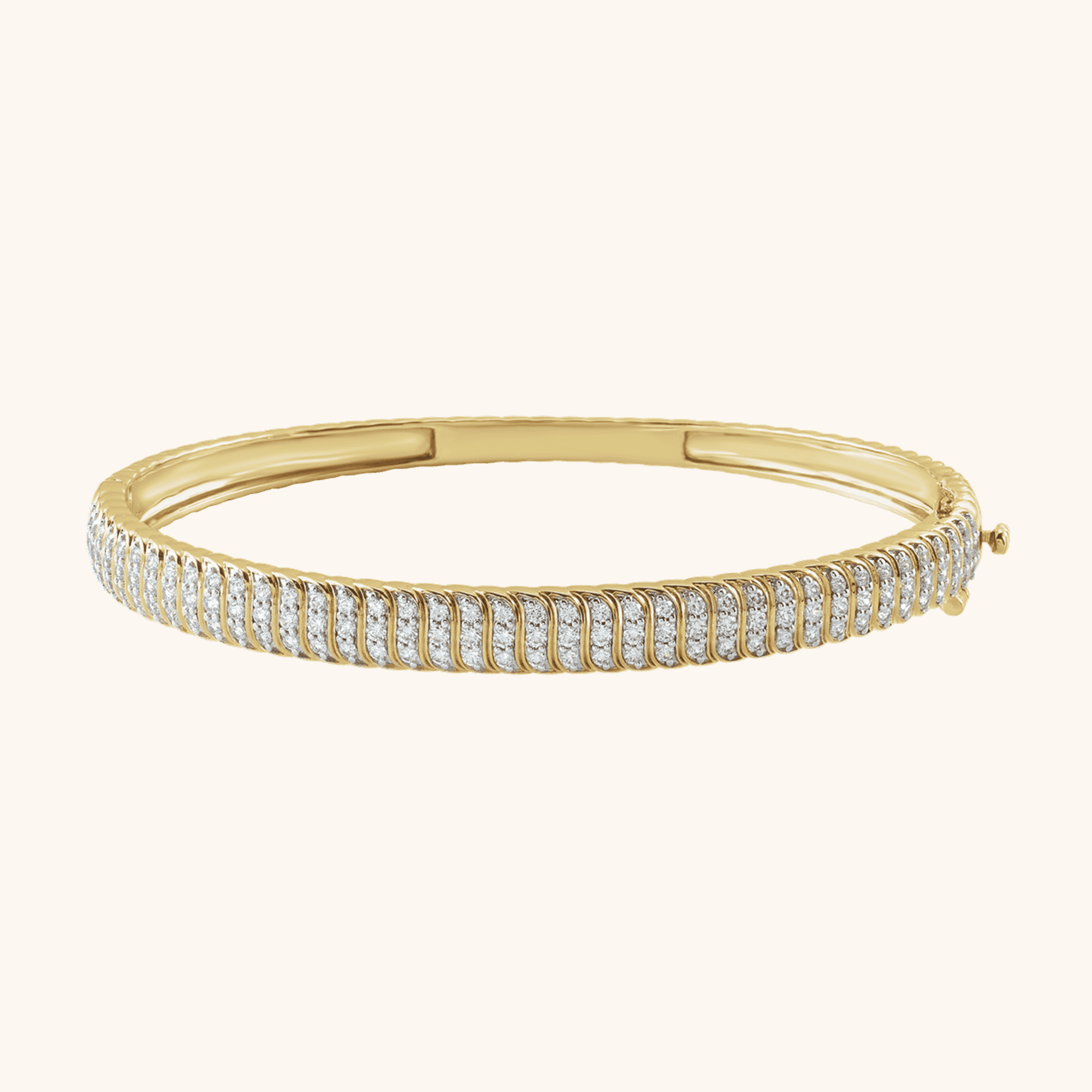 BRC1015_LG600_P-2 14K Yellow Gold Diamond Bracelet