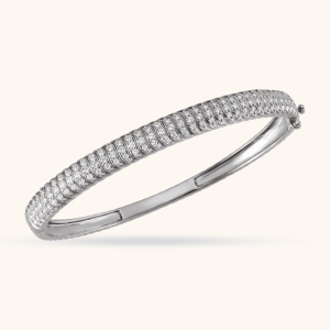 14K White Gold Diamond Bracelet