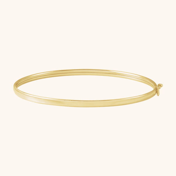 14K Yellow Gold Bangle Bracelet